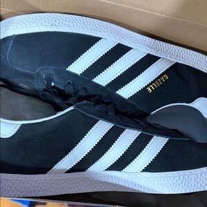 Adidas Gazelle Black White Sneakers